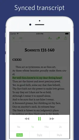 Game screenshot Shakespeare's sonnets - sync transcript apk