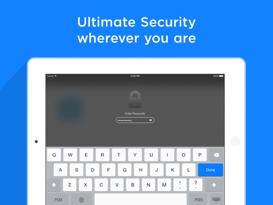 Password & Keychain Secured Manager - LoginBox iPad screenshot 4 - Productivity app