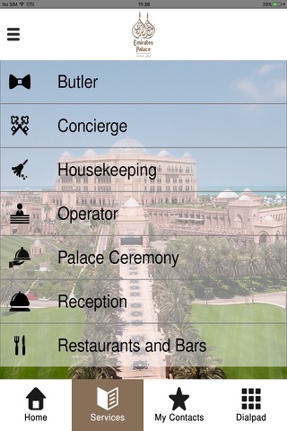 Emirates Palace phone-app screenshot 3