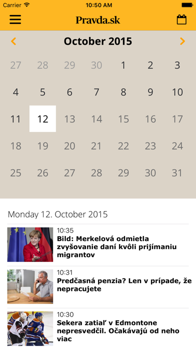 Pravda.sk Screenshot