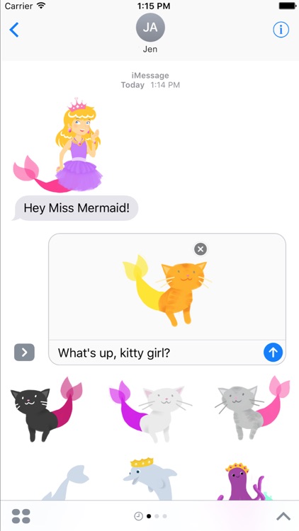 Mermaid Princess Stickers