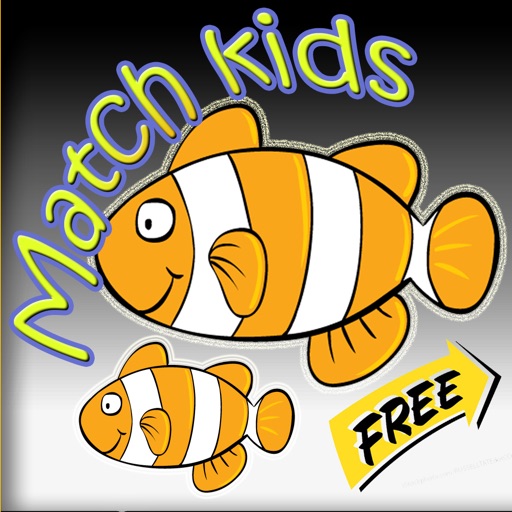 Animal match game free kids icon