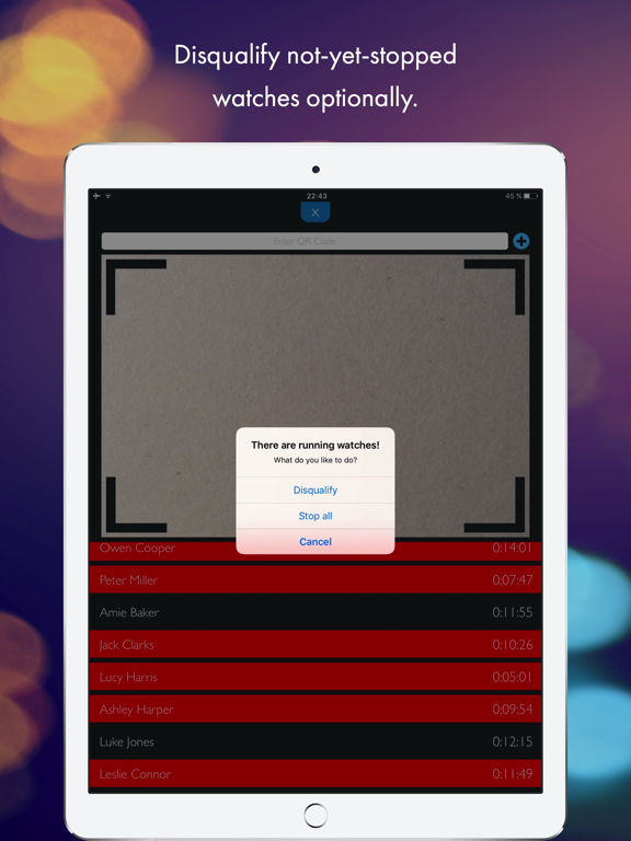 Screenshot #6 pour QR Stopwatch