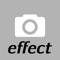 Camera application with 30 visual effects, including monochrome, sepia, toon shading, and more