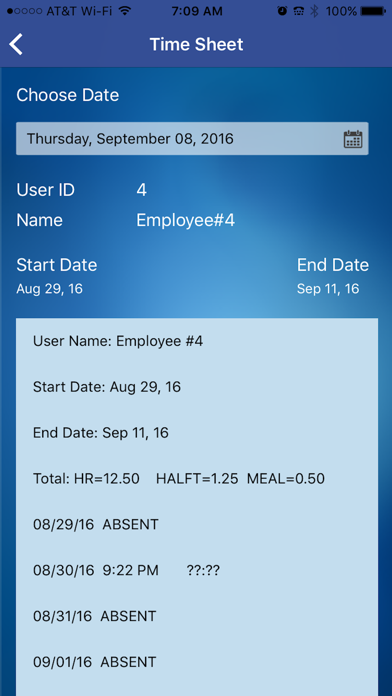 Screenshot #2 pour TimeAide™ Mobile