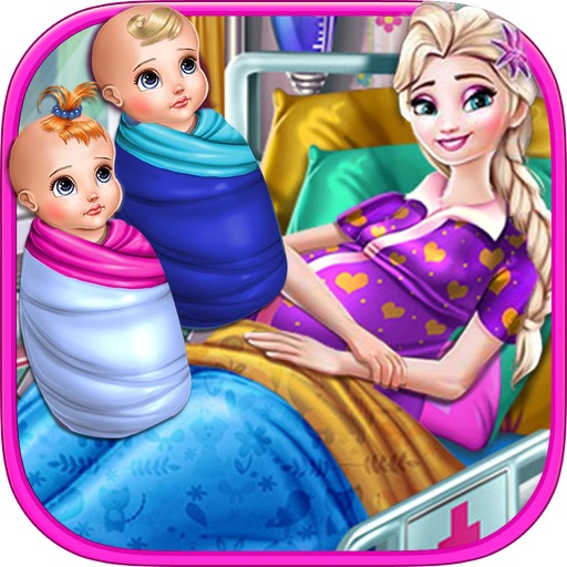 Mommy Twins Birth - New Baby Born Kids Games iOS App