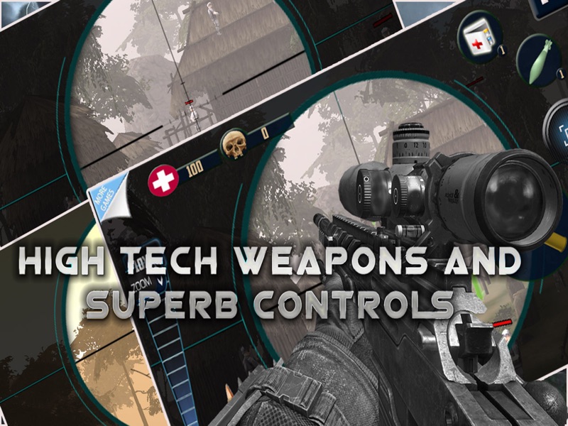 Acción Sniper Shooting juego de combate contra tir screenshot 7