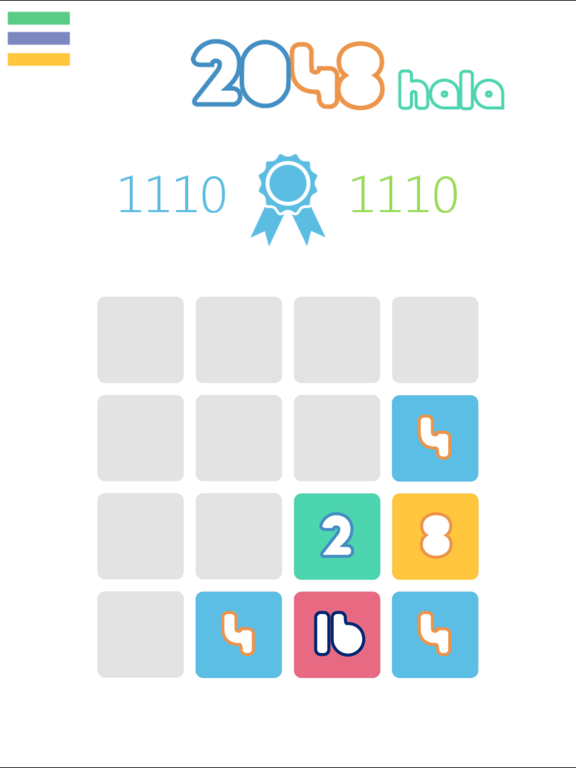 Screenshot #4 pour 2048 hala - special easy edition inspired by 1010