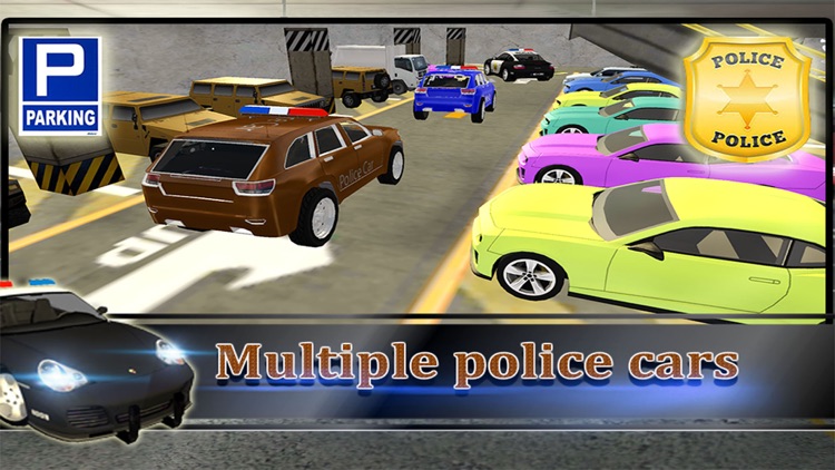 Modern Police Car Parking 3d : free simulation gam screenshot-4