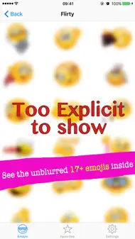 Adult Emojis Icons Pro - Naughty Emoji Faces Stickers Keyboard Emoticons For Texting iphone bilder 1
