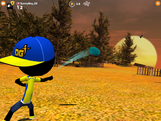 Screenshot #5 pour Stickman Disc Golf Battle