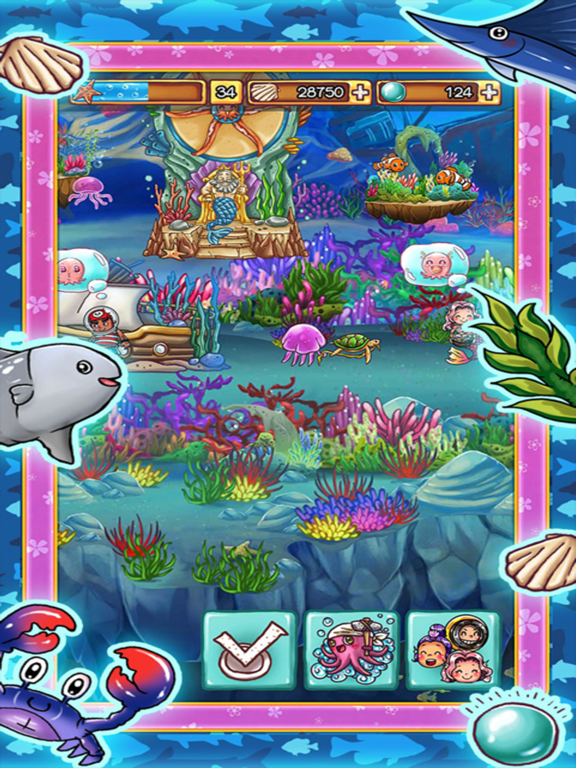 Screenshot #6 pour Aquarium Island: Build kingdoms of ocean life
