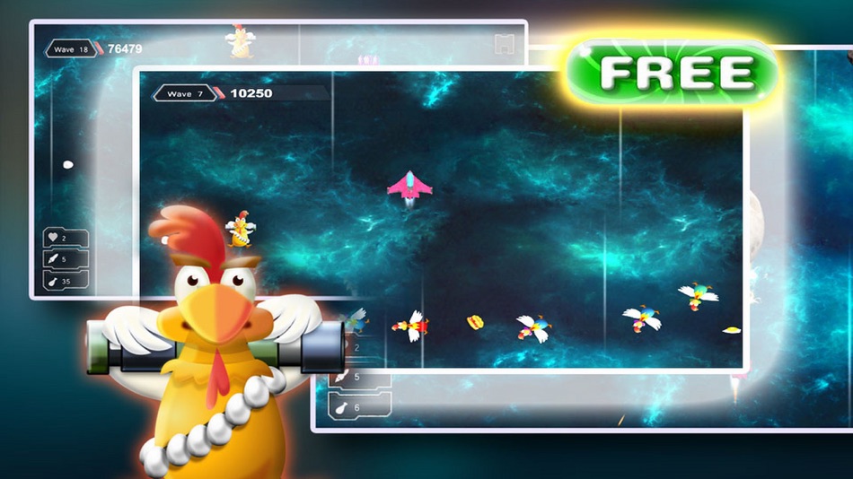 Chicken Attack Space: Ship Defense - 1.0 - (iOS)