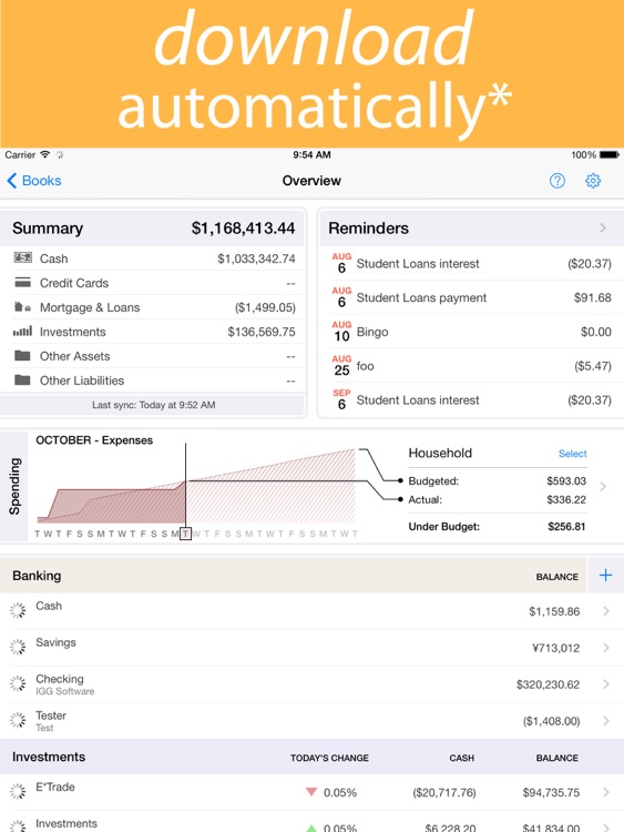 Banktivity – iPad screenshot-0