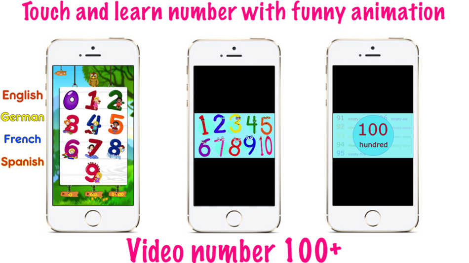 Count To 100 in 4 Languages 10 - 3.1 - (iOS)