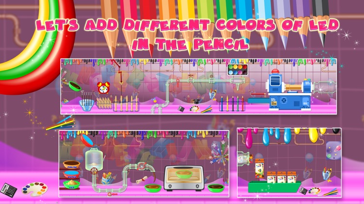 Color Pencil Factory – Make pencils with crazy fun screenshot-3