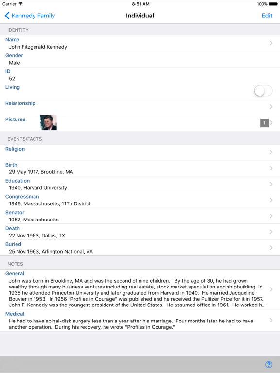 Screenshot #6 pour GedFamilies