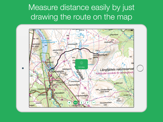 Screenshot #6 pour Swedish Mountain Maps