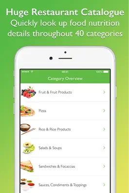 Game screenshot CalorieGuide Healthy Restaurant Meals & Nutrition apk