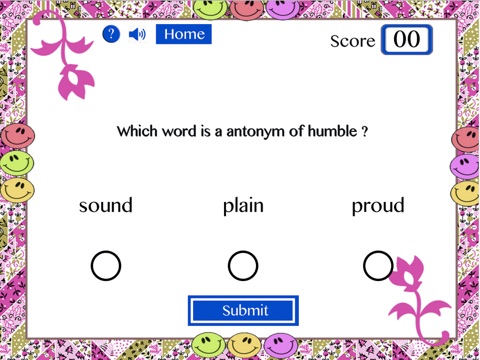 Choose the antonym screenshot 3