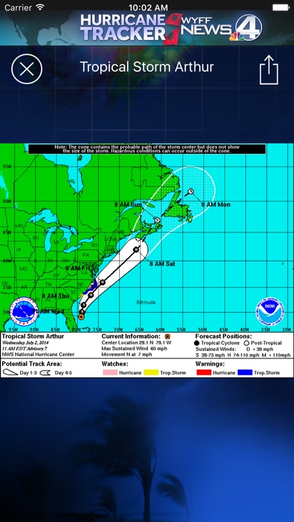 Hurricane Tracker WYFF 4