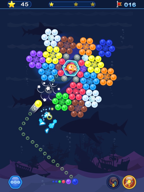 Screenshot #4 pour Bubble Shooter - Fish Pop