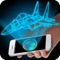 This app is intended for entertainment purposes only and does not provide true Hologram