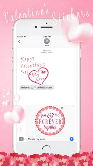 Valentine's Day Quote Stickers(圖3)-速報App