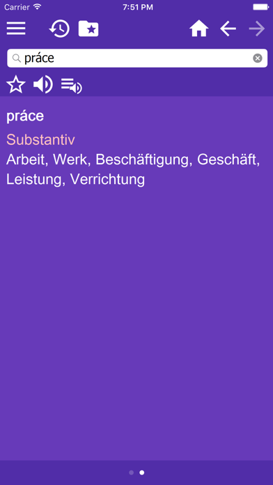 Wörterbuch Tschechisch Deutsch screenshot 2