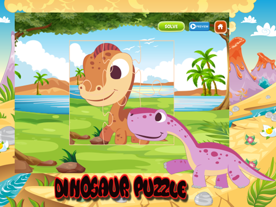 Screenshot #6 pour Easy Dinosaur Jigsaw Puzzles For Kids and Adults