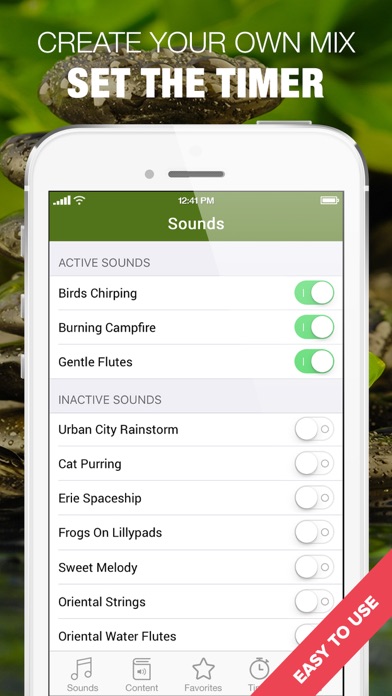 Screenshot #3 pour 1000 Nature Sleep Relax Sounds