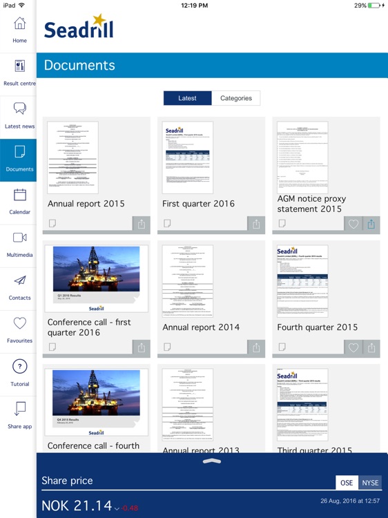 Seadrill Limited Investors