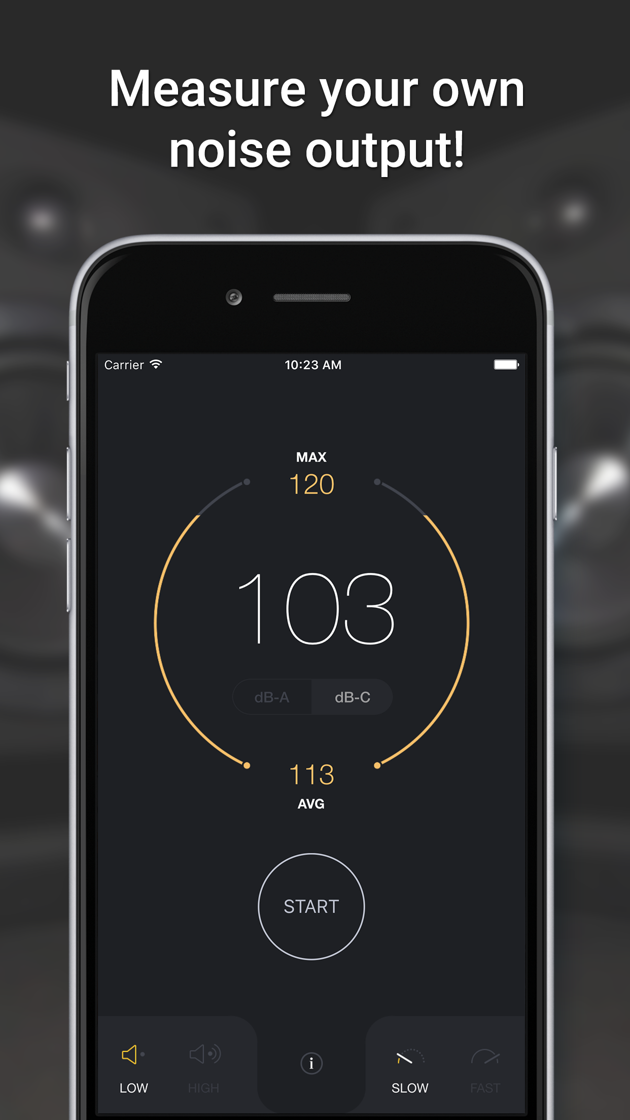 dB Decibel Meter - sound level measurement tool