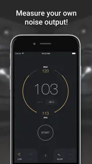 db decibel meter - sound level measurement tool iphone screenshot 4