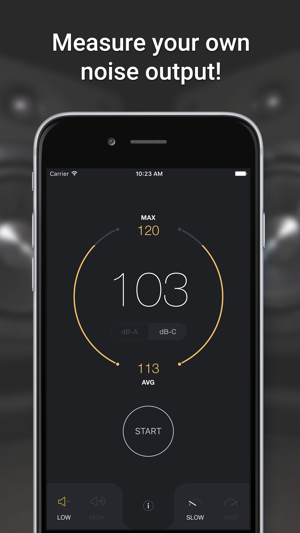 ‎dB Decibel Meter - sound level measurement tool Screenshot