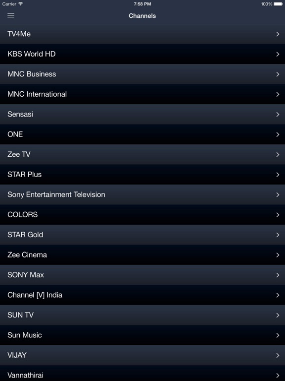 Screenshot #4 pour The TV Singapore for iPad