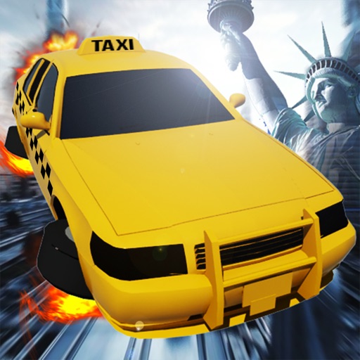 Flying New York Taxi 3D iOS App