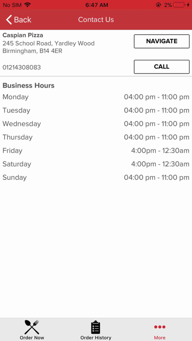 How to cancel & delete Caspian Pizza Yardley from iphone & ipad 4