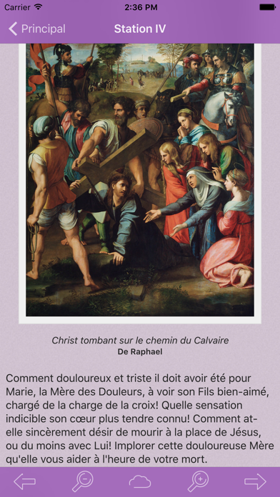 Screenshot #2 pour Via Crucis: Méditations Catholiques sur le Chemin de la Croix par Saint François d'Assise