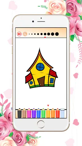 Game screenshot Coloring Book House: Learn to draw & paint for Kid hack