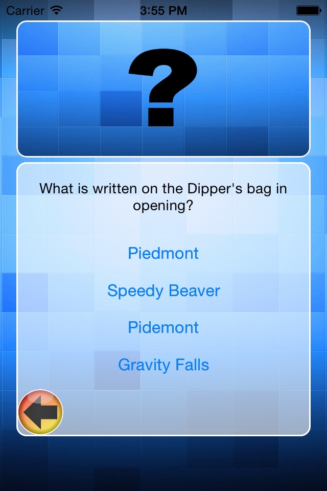 Bill's Game - quiz about mystery animated series (Gravity Falls version) screenshot 2