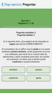 Ortografia Oposiciones screenshot #3 for iPhone