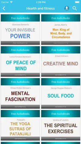 Game screenshot Health and Fitness Audiobooks mod apk