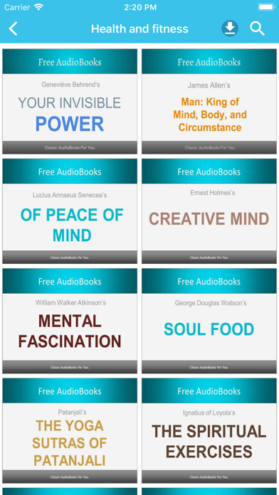 Screenshot #1 pour Health and Fitness Audiobooks