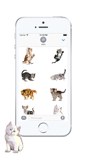 Cute Kittens - Cat Art, Stickers(圖4)-速報App
