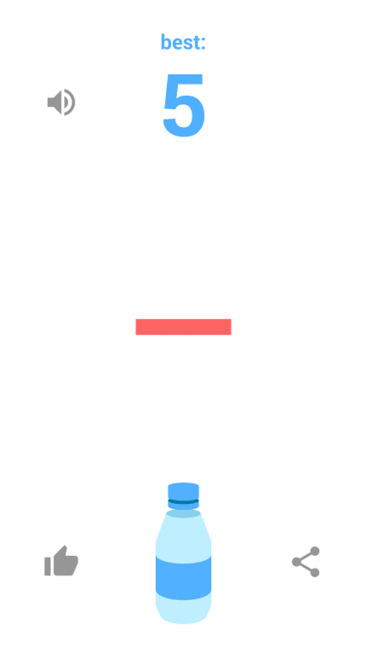 #1. Bottle Flip - Endless Arcade Challenge (iOS) 由: Owen Gillett
