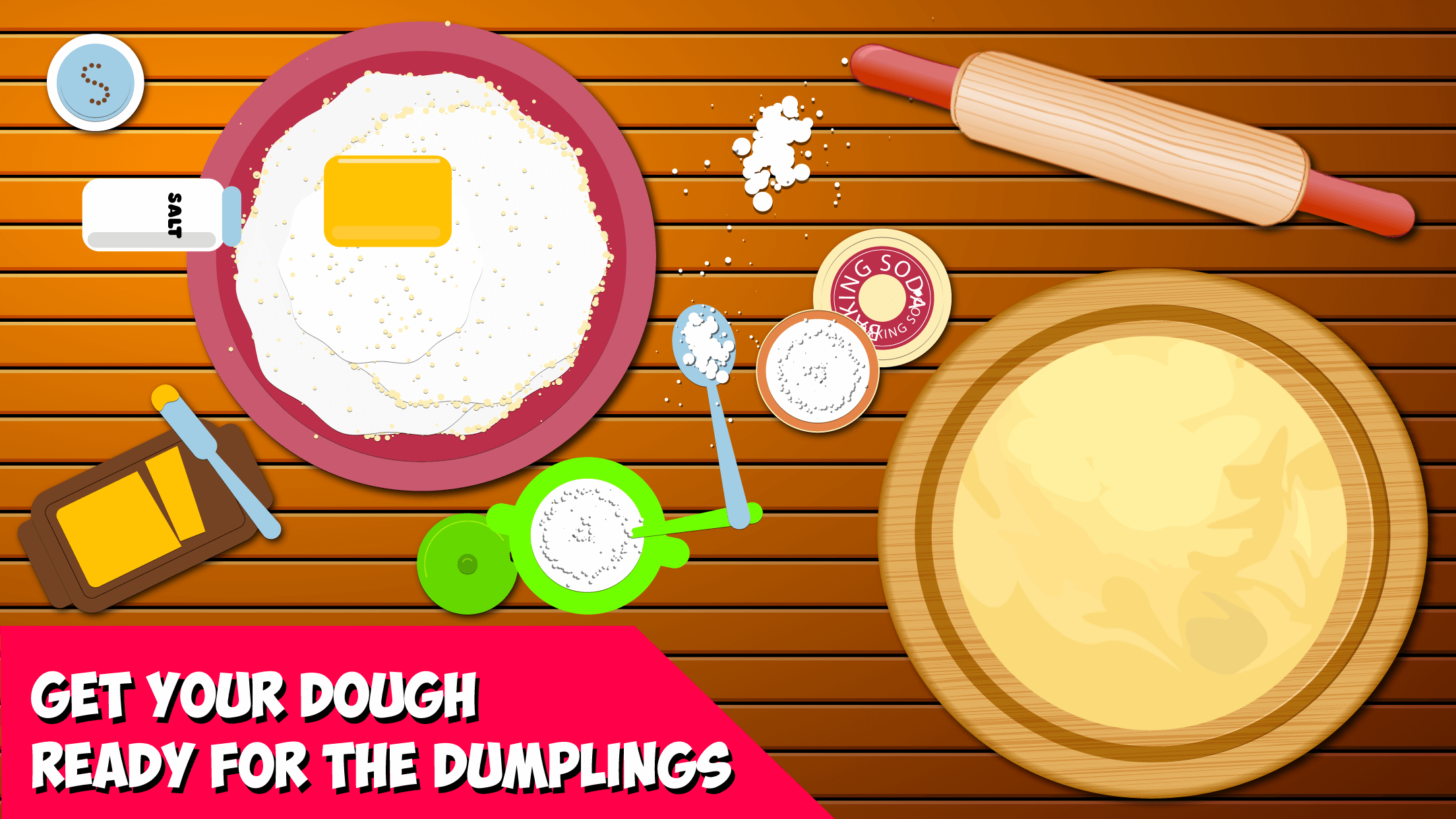 Dumpling Cooking Kitchen - Little Girls Chef Game screenshot 4