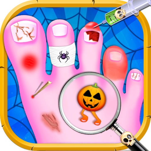 Halloween Nail Surgery Simulation Game for Kids