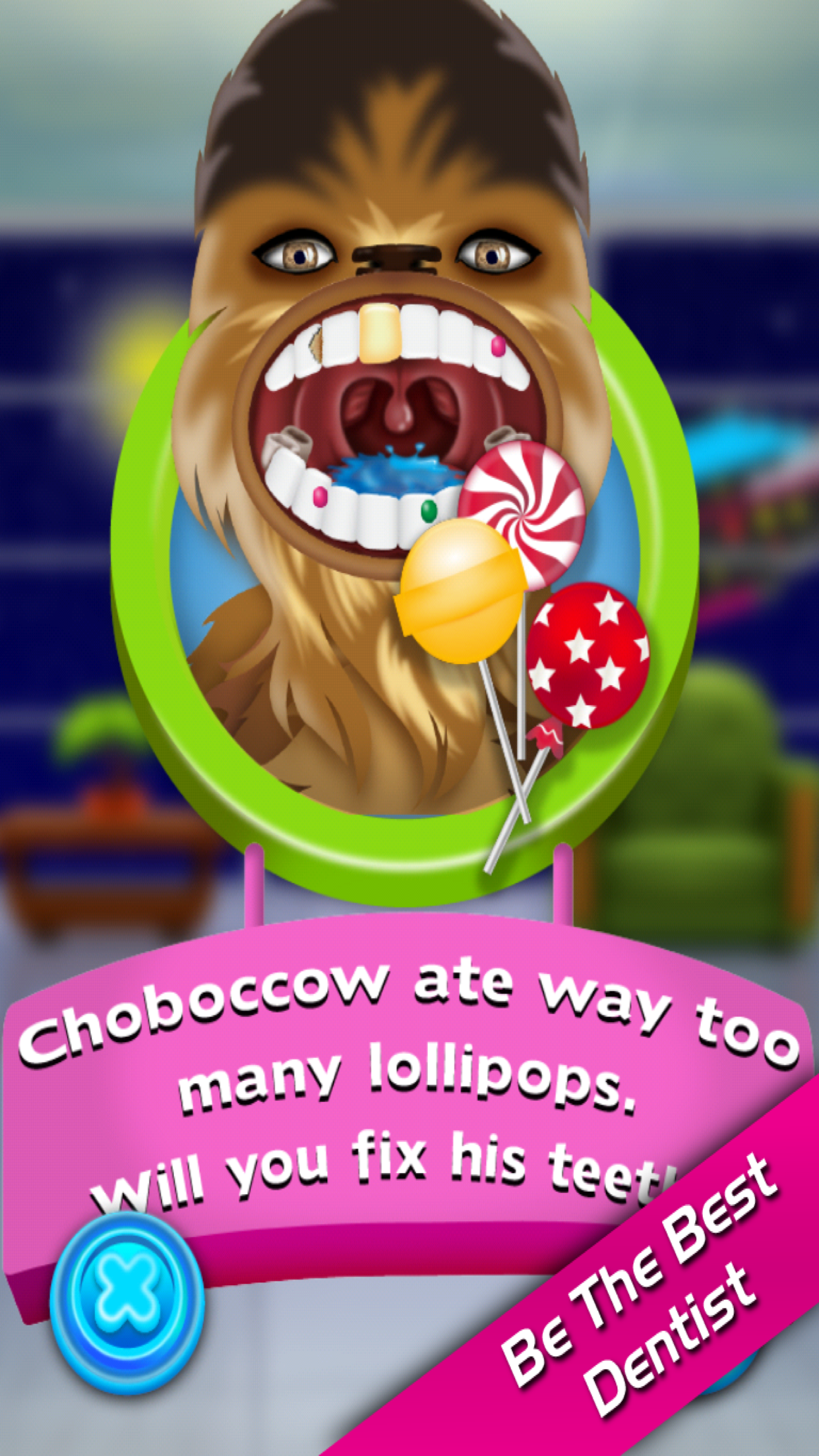 Star Fight Dentist in Little Crazy Doctor Mania Office screenshot 3