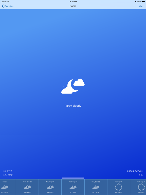 Screenshot #5 pour Meteo - Local Weather Forecasts and Hazard Alerts